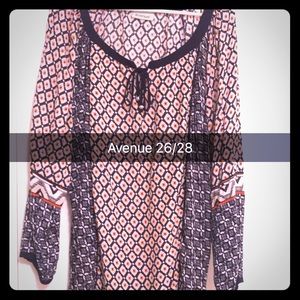 Avenue summertime blouse